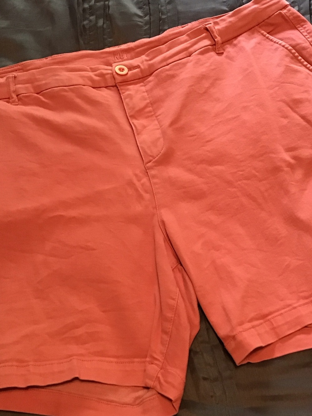 Kut from the Kloth Coral Chino Bermuda Shorts